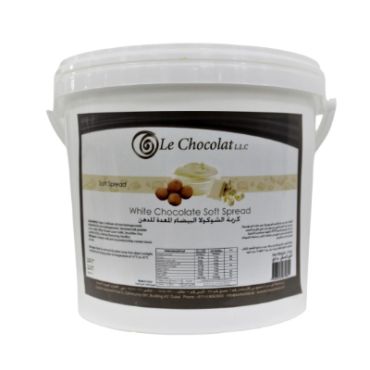 Le Chocolat White chocolate soft spread 5KG SFSPREAD311/SS (2 X 5 KG)